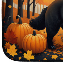 Load image into Gallery viewer, Black Chow Chow Fall Dish Drying Mat