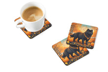 Load image into Gallery viewer, Black Chow Chow Fall Foam Coaster