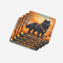 Load image into Gallery viewer, Black Chow Chow Fall Foam Coaster