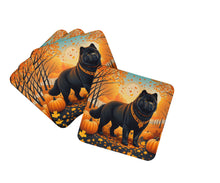 Load image into Gallery viewer, Black Chow Chow Fall Foam Coaster