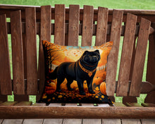 Load image into Gallery viewer, Black Chow Chow Fall Throw Pillow - 14x14 Decorative Pillow – Art for Your Home &amp; Patio