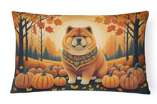 Load image into Gallery viewer, Chow Chow Fall Fabric Decorative Pillow