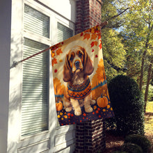 Load image into Gallery viewer, Cocker Spaniel Fall House Flag