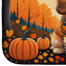 Load image into Gallery viewer, Cocker Spaniel Fall Dish Drying Mat