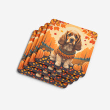 Load image into Gallery viewer, Cocker Spaniel Fall Foam Coaster