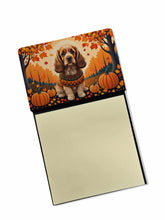 Load image into Gallery viewer, Cocker Spaniel Fall Sticky Note Holder- Refiilable Desk Accessory Note Pad