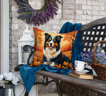 Load image into Gallery viewer, Collie Fall Fabric Decorative Pillow