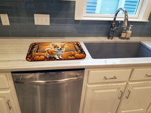 Load image into Gallery viewer, Corgi Fall Dish Drying Mat