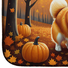 Load image into Gallery viewer, Corgi Fall Dish Drying Mat