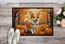 Load image into Gallery viewer, Corgi Fall Doormat - 24x36 Decorative Floor Mat – Indoor/Outdoor Rug with Artistic Flair