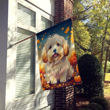 Load image into Gallery viewer, Coton De Tulear Fall House Flag