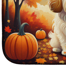 Load image into Gallery viewer, Coton De Tulear Fall Dish Drying Mat