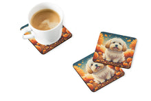 Load image into Gallery viewer, Coton De Tulear Fall Foam Coaster