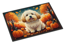 Load image into Gallery viewer, Coton De Tulear Fall Doormat -  18x27 Decorative Floor Mat – Indoor/Outdoor Rug