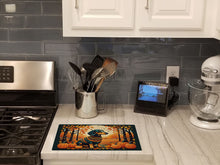 Load image into Gallery viewer, Dachshund Fall Glass Cutting Boards – Durable, Decorative Kitchen Art Large