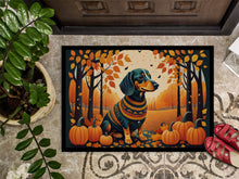 Load image into Gallery viewer, Dachshund Fall Doormat -  18x27 Decorative Floor Mat – Indoor/Outdoor Rug