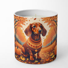 Load image into Gallery viewer, Dachshund Fall Decorative Soy Candle