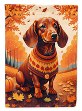 Load image into Gallery viewer, Dachshund Fall House Flag