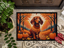 Load image into Gallery viewer, Dachshund Fall Doormat - 24x36 Decorative Floor Mat – Indoor/Outdoor Rug with Artistic Flair