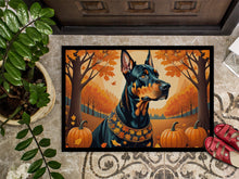 Load image into Gallery viewer, Doberman Pinscher Fall Doormat -  18x27 Decorative Floor Mat – Indoor/Outdoor Rug