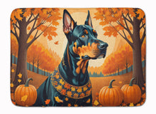 Load image into Gallery viewer, Doberman Pinscher Fall Memory Foam Kitchen Mat