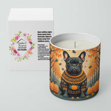 Load image into Gallery viewer, Black French Bulldog Fall Decorative Soy Candle