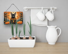 Load image into Gallery viewer, Black French Bulldog Fall Wall or Door Hanging Prints