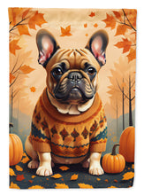 Load image into Gallery viewer, Fawn French Bulldog Fall House Flag