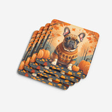 Load image into Gallery viewer, Fawn French Bulldog Fall Foam Coaster