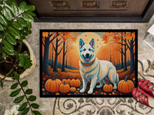 Load image into Gallery viewer, White German Shepherd Fall Doormat -  18x27 Decorative Floor Mat – Indoor/Outdoor Rug
