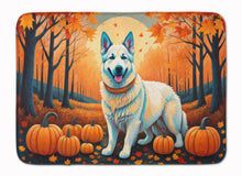Load image into Gallery viewer, White German Shepherd Fall Memory Foam Kitchen Mat