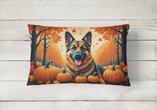Load image into Gallery viewer, German Shepherd Fall Fabric Decorative Pillow
