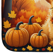 Load image into Gallery viewer, Golden Retriever Fall Dish Drying Mat