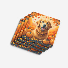 Load image into Gallery viewer, Golden Retriever Fall Foam Coaster