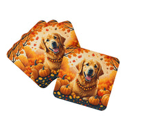 Load image into Gallery viewer, Golden Retriever Fall Foam Coaster