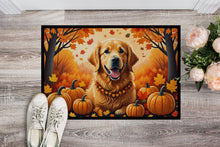 Load image into Gallery viewer, Golden Retriever Fall Doormat -  18x27 Decorative Floor Mat – Indoor/Outdoor Rug