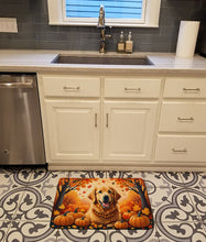 Load image into Gallery viewer, Golden Retriever Fall Memory Foam Kitchen Mat