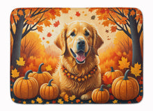 Load image into Gallery viewer, Golden Retriever Fall Memory Foam Kitchen Mat
