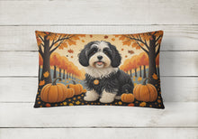 Load image into Gallery viewer, Havanese Fall Fabric Decorative Pillow