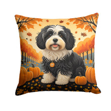 Load image into Gallery viewer, Havanese Fall Fabric Decorative Pillow