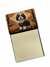 Load image into Gallery viewer, Havanese Fall Sticky Note Holder- Refiilable Desk Accessory Note Pad