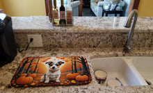 Load image into Gallery viewer, Jack Russell Terrier Fall Dish Drying Mat