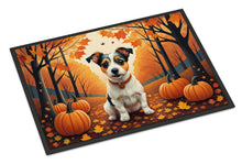 Load image into Gallery viewer, Jack Russell Terrier Fall Doormat -  18x27 Decorative Floor Mat – Indoor/Outdoor Rug