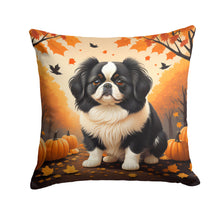 Load image into Gallery viewer, Japanese Chin Fall Fabric Decorative Pillow
