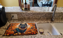 Load image into Gallery viewer, Keeshond Fall Dish Drying Mat