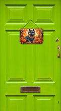 Load image into Gallery viewer, Keeshond Fall Wall or Door Hanging Prints