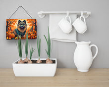 Load image into Gallery viewer, Keeshond Fall Wall or Door Hanging Prints