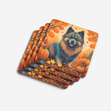 Load image into Gallery viewer, Keeshond Fall Foam Coaster