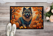 Load image into Gallery viewer, Keeshond Fall Doormat - 24x36 Decorative Floor Mat – Indoor/Outdoor Rug with Artistic Flair