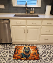 Load image into Gallery viewer, Keeshond Fall Memory Foam Kitchen Mat